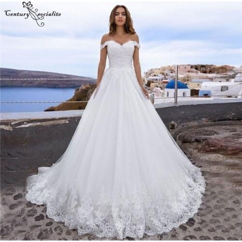 Luxury Wedding Dresses for Bride 2021 Lace Appliques Corset Back A-Line Plus Size Princess Bridal Gowns Vintage Vestido De Noiva