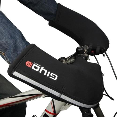 Bicycle Handlebar Gloves Cycling Bike Neoprene Bar Ends Bar Mitts Winter Road MTB Bicycle Handlebar Mittens Bar Gloves