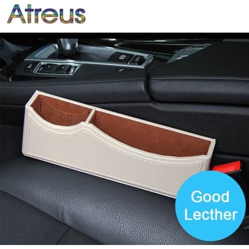 Atreus Car Styling Seat Crevice Storage Box For Mercedes W204 W211 CLA GLA W176 Cadillac Volvo XC60 XC90 V70 S80 S60 Accessories