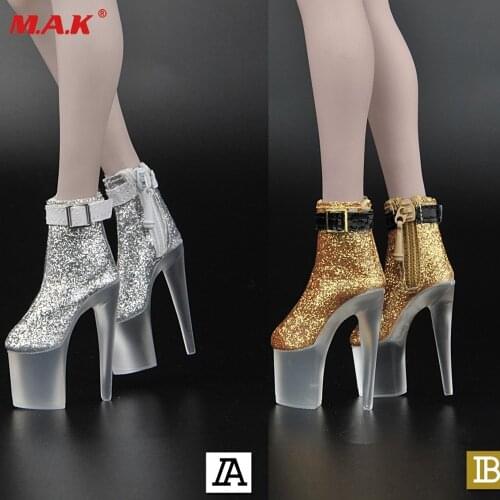 ZY1020 In Stock 1/6 Scale Female Boots Model High Heel Shoes Fit For 12" Inch Action Figure Doll Body