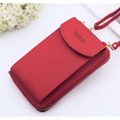Baellerry 2020 Women Wallet Brand Cell Phone Wallet Big Card Holders Wallet Handbag Purse Clutch Messenger Shoulder Straps Bag