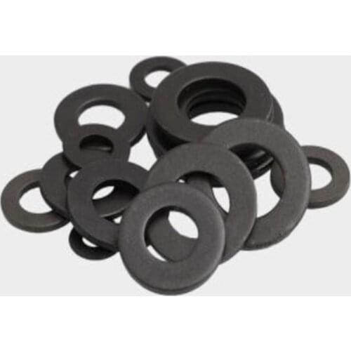 10/100pcs Plain Flat Washer M2 M2.5 M3 M4 M5 M6 M8 M10 M12 Carbon Steel Washers Gaskets