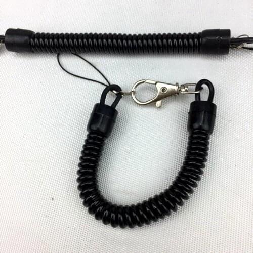 2pcs elastics lanyard Ropes Secure Tackle Fish Tools fly nylon All Fishing accessories rod combo Accessory black kayak de pesca