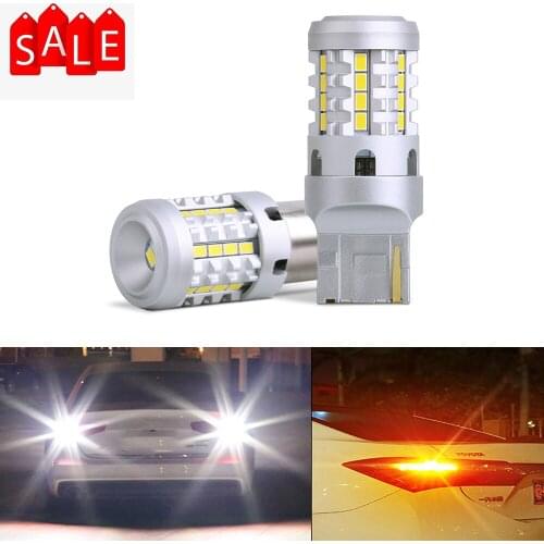 2pcs High Quality Car Led Interior Lights 3020EMC Chips Canbus Auto Brake DRL Lamps 1156 BA15S P21W T20 7440 W21W Turn 12V Diode