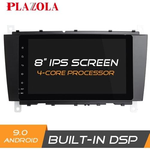 8" Android 9.0 Car Stereo DVD GPS Navi Player For Mercedes Benz CLK W209 C-Class W203 G-Class W463 WIFI OBD IPS DSP DVR No DVD