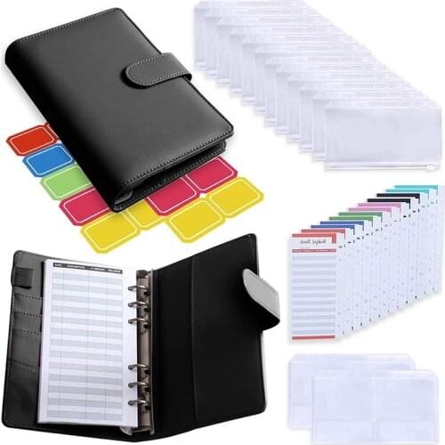29 Pieces Of A6 Binder Notebook Budget Binder Billing Manager Suitable For Travel Diaries, Business Notebooks