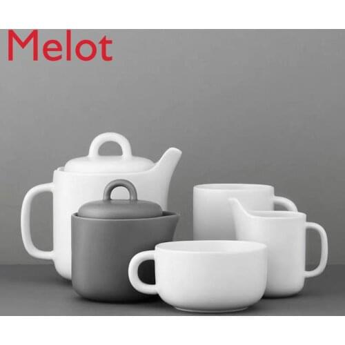 China Ceramic Teapot Mug Milk Pot Sucrier Coffee Mug With Lid