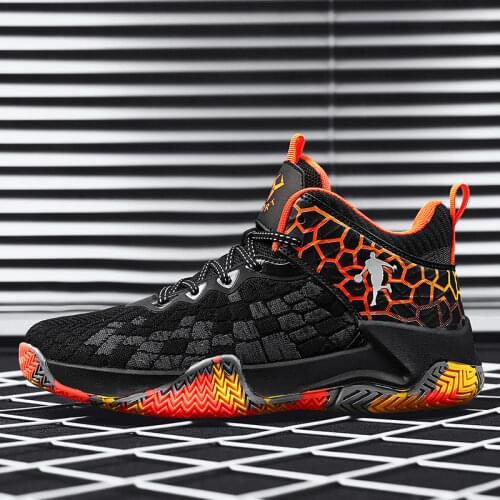 22021 Sneakers Basketball Men Shoes Breathable Non-Slip Outdoor Sports Shoes Gym Training Athletic Adult Basketball Shoes Women