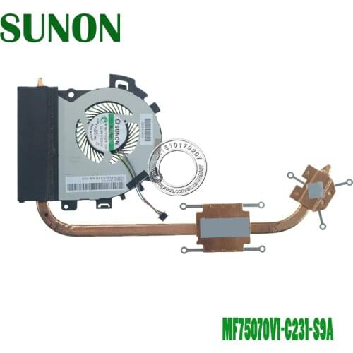 New CPU Cooler Fan / Heatsink For Asus PU551 PU551LD PU551LA PU551L Pro551L PRO 551L MF75120V1-C240-S9A 5V 2.25W discrete graphi