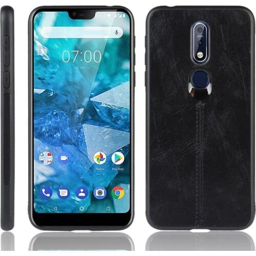 Route Calfskin texture PU Leather case for Nokia X6 X71 X7 For Nokia 6.1 plus 7.1 4.2 3.2 8.1 cover
