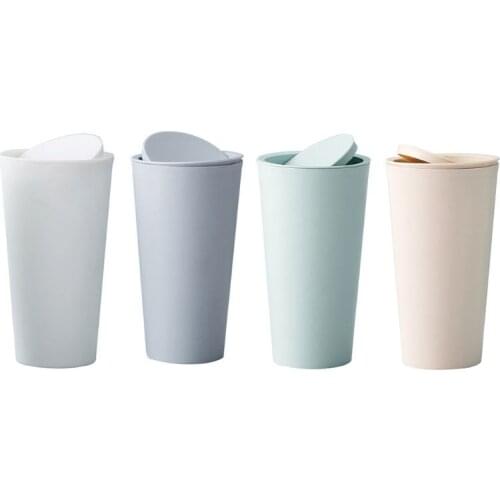 Mini Small Waste Bin Desktop Garbage Trash Can Recycled Tabletop Wastebasket Car Dustbin Home Office Room