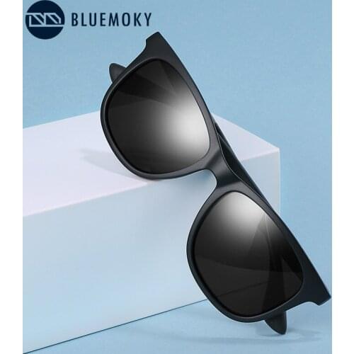 BLUEMOKY Polorized Sunglasses Men Vintage Square UV400 Sun Glasses Frame New Style Brand Design Male Driving Eyewear