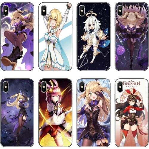 Game Genshin impact Liquid Soft Phone Case For Samsung Galaxy A70 A60 A50 A40 A30 A10 A9 A7 A5 A3 A8 A6 Plus 2018 2017 2016