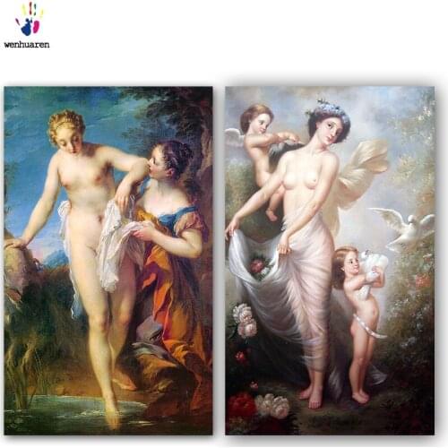 DIY colorings pictures by numbers with colors Beautiful figure picture drawing painting by numbers framed Home