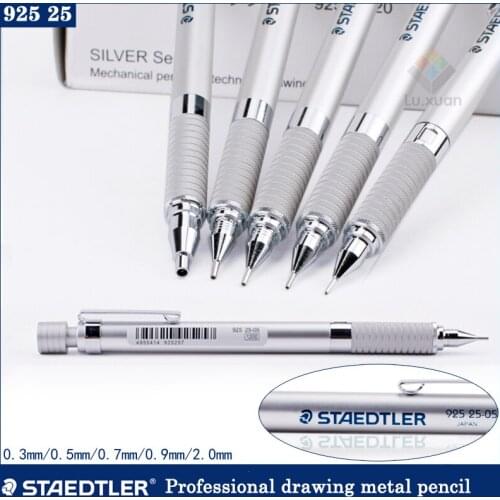 German Staedtler 925 25 Senior Graphite Drafting Automatic Mechanical/Drawing/Metal Pencil 0.3/0.5/0.7/0.9/2.0 mm School&Office