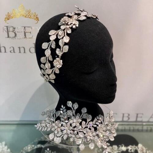 2 Designs New Rhinestone Tiara Bigger Size Silvery Flexible Tiara Royal Bridal Wedding Dressing Crown Accessory Women Jewelry