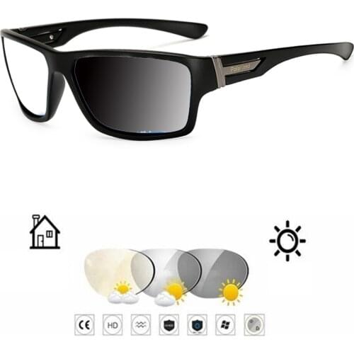 TR90 Sports Fit the Face Black Frame Photochromic Grey Reading Glasses +0.75 +1 +1.25 +1.5 +1.75 +2 +2.25 +2.5 +2.75 To +4