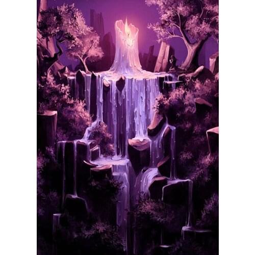 TAILOR wall stickers Broderie 5D diamond painting kit set Full square Cross stitch tools Cuadros haft diamentowy landscape fire