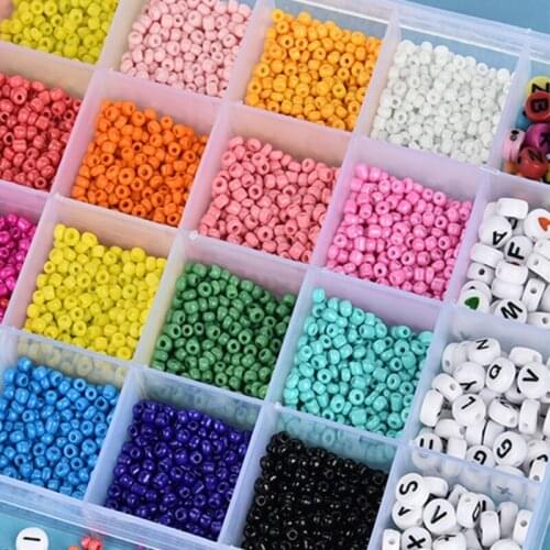 24 Gauge Childrens Handmade Beaded Material Bag for Girls，Training Hands-on Ability，Creating Childrens Imagination，Seed