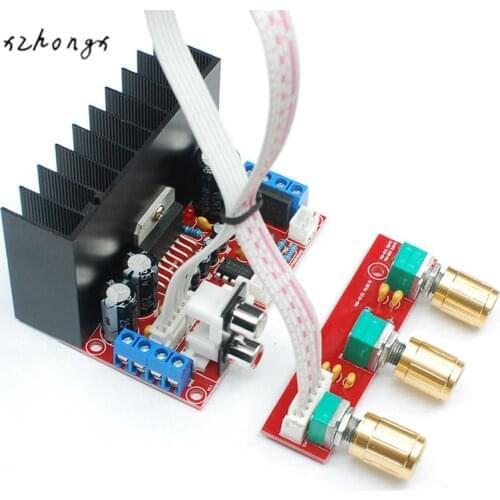 TDA7377 amplifier board, diy Single Power Computer Super bass, 3 Channel Sound and 2.1 power amplifier board diy Sutie