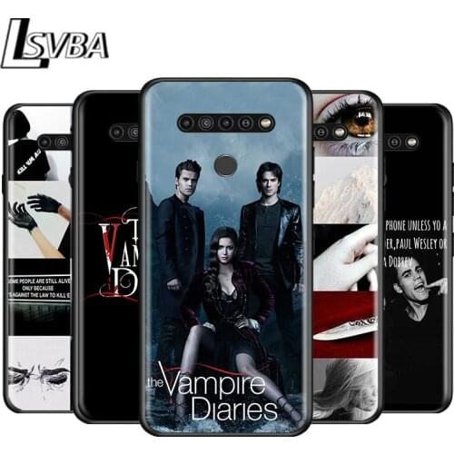 The Vampire Diaries Fierce for LG G8 G8S G8X V30 V35 V40 V50 V60 ThinQ Q60 K40 K50 K30 K41 K51 K61 K71 K22 Black Phone Case