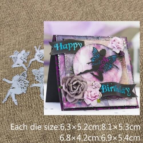 XLDesign Craft Metal Cutting Dies NEW lovely fairy girl decoration Scrapbooking Album Paper DIY Card Craft Embossing Die Cuts