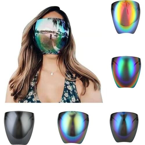 Faceshield Protective Womens sunglasses Bicycle men Cycling Eyewear Safety Goggles Full Face Covered Spherical cycling Lens