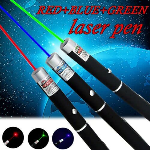 Green Laser Blue/Red Laser Pointer Violet /5MW Lazer Pen Visible Beam Light Powerful Presenter Remote Lazer Hunting Laser Bore