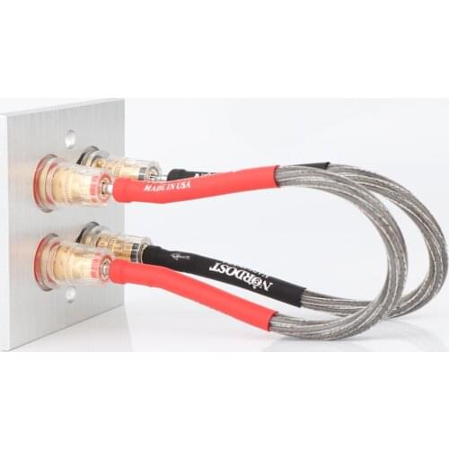 4pcs Hi-End audio Odin Silver Plated Speaker Jumper wire hifi speaker Jumper speaker cable