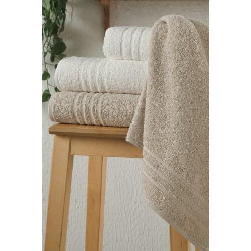 Turkey Manufacturing Water Absorbent 4 pcs Bath Towel Set Bath Set 100% Cotton