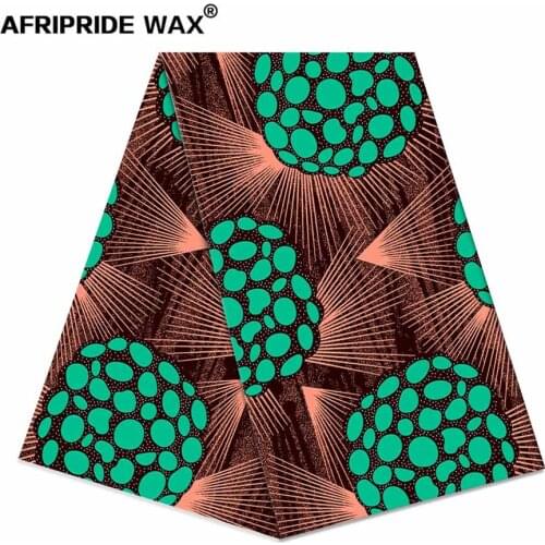 African ankara fabric high quality wholesale african flower 100% cotton real wax brocade fabric for clothing A18F0322