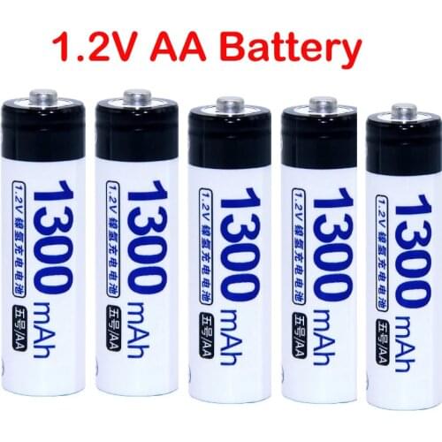 AA Rechargeable Battery 1.2V 1300mAh Ni-MH 2A AA NiMH Precharged Bateria AA Rechargeable Batteries For Camera Toy Remote Control