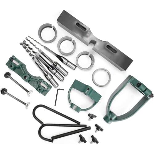 Square Tenon Machine Accessory Set Drill to Tenon Machine Conversion Tool Set Mortising Machine Utility Woodworking Tool