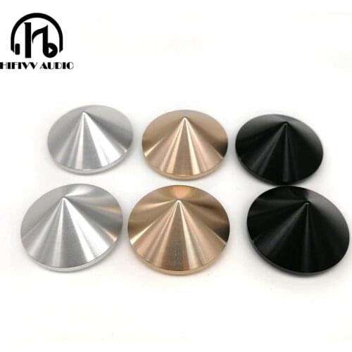 Aluminum foot pin of HIFI audio amp Speaker chassis Machine feet Mats Pads 4PCS Diameter 30mm height 16mm Power amplifier feet