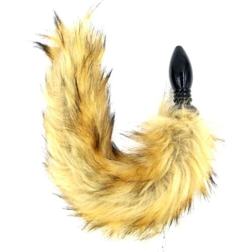 DINGYE Anal Butt Plug Fox Tail Plug Erotic Toy Sex Shop Adult Sex Toy Sex Product for Women