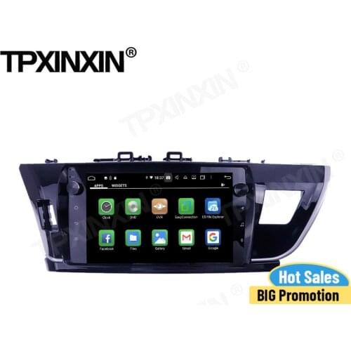 Carplay Car Radio 2 Din Stereo With Screen Control Android For Toyota Corolla 2013 2014 2015 2016 IPS GPS Player Audio Head Unit