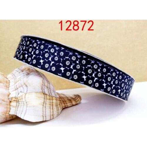 Free shipping 50 yard per size printed grosgrain ribbon 12872