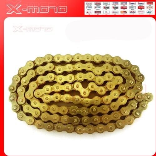 Chain With 520 525 530 O Ring 120 Link Motorcycle Pit Dirt Bike MX Motocross Enduro Supermoto Racing ATV Quad