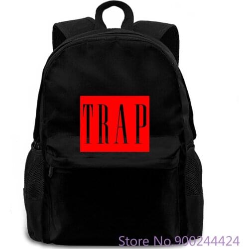 Red Trap Urban Wear Crew Hustle Dealer Gang Rap Music Pablo NY LA SF High Quality 2017 Fashion backpack