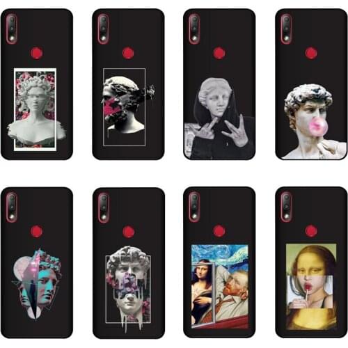 QAQsam Soft Silicone For Asus Zenfone Max Plus M2 ZB634KL Case Back Cover For Asus Zenfone Max Shot ZB634KL Art Painted Cases