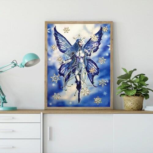 Beauty 5D Special Shaped Diamond Painting Embroidery Needlework Rhinestone Crystal Cross Craft Stitch Kit DIY