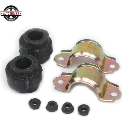 New Suspension & Steering System Sway Bars Balance Rod Rubber Sleeve + Clamp Ring Set 4D0 411 336 D For AUDI A4 A5 A6 Q5 RS4 RS5