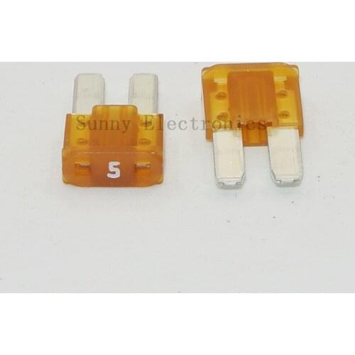 Micro2 10 PK ATR 5A AMP FUSE FUSES BLADE MICRO 2 LEG for New ford/fox /mondeo /Dodge/JEEP