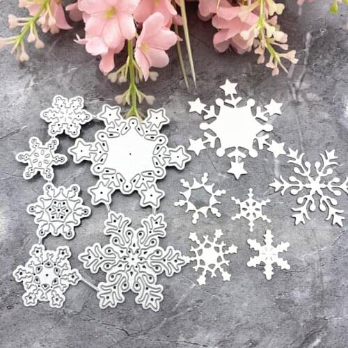 Christmas Snowflake Series Metal Cutting Dies for Scrapbooking and Card Making Craft 2020 New Die Cuts