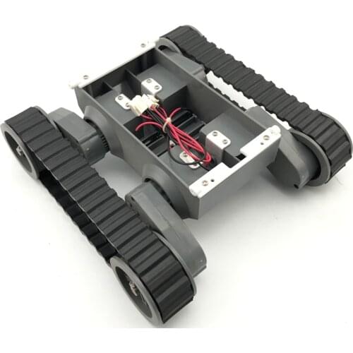 Gray Rover 5 Chassis Without Encoder Tank Chassis Robot Platfrom