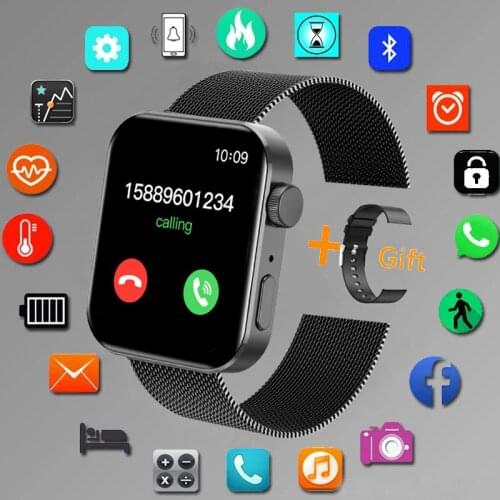 LIGE 2021 Bluetooth Call Smart Watch Men Women Full Touch Screen IP67 Waterproof Watch For iOS Android Sport Fitness Smart Clock