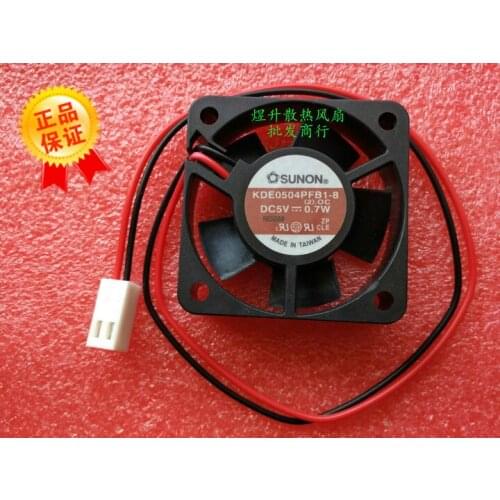 SUNON KDE0504PFB1-8 DC 5V 0.7W 40x40x10mm 2-wire Server Cooling Fan