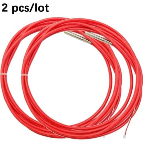 3 meters Stock 2 Wire PT1000 Temperature Sensor Thermistor Silicone Gel Coated Probe 50mm*6mm -50-180 centigrade RTDs
