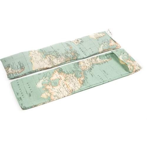 TERMOSAK 45x14 + stand case "mundo" Cushion thermic seadss and lavender with separations, sack thermic hot/cold for microwave