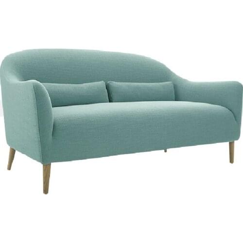 Karoisnordic Style Small Apartment Three-person Fabric Sofa Simple Living Room Bedroom Modern Minimalist Furniture